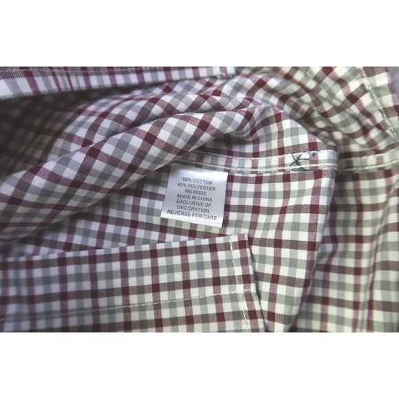 University of South Carolina Gamecocks Gingham Button Down Shirt Men's L - Picture 5 of 8